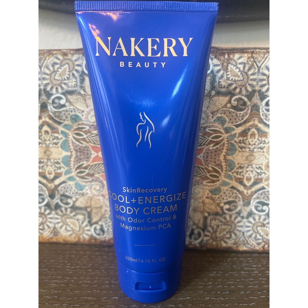Nakery Beauty SkinRecovery Cool+Energize Body Cream 6.76oz Magnesium PCA Sealed